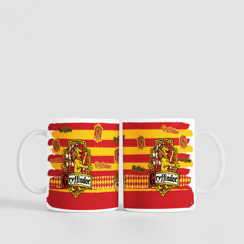 Caneca Casas Harry Potter | Grifinória | Gryffindor | 325ml-Harry Potter-