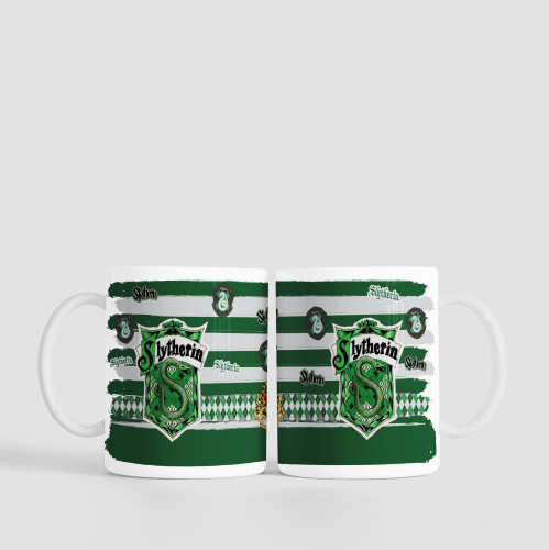 Caneca Casas Harry Potter | Sonserina | Slytherin | 325ml-Harry Potter-