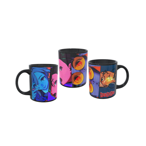 Caneca Cêramica Preta DanDaDan Dandadan # - Produto Original