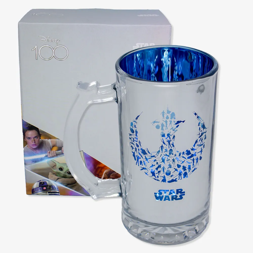 Caneca Chopp Eletrostática 450ml Star Wars Zona Criativa # - Produto Original