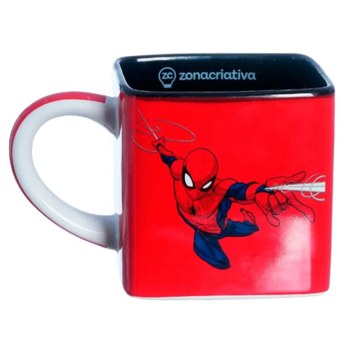 Caneca Cubo Homem Aranha-Marvel Spider-Man Homem-Aranha-