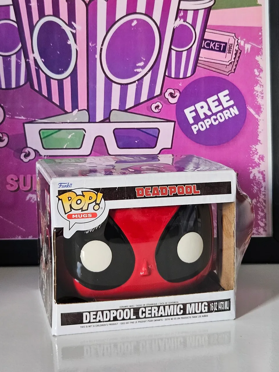 Caneca Deadpool Funko Pop! Mugs Cerâmic Mug 473ml - Deadpool - #473