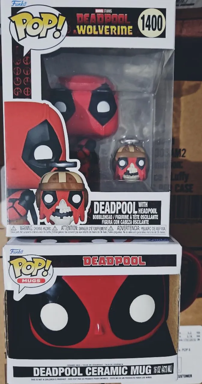 Caneca Deadpool Funko Pop! Mugs Cerâmic Mug 473ml - Deadpool - #473
