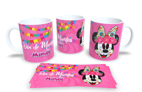 Caneca Decorativa Dia dos Mortos – Estampa Caveira Mexicana Artística-Dia Dos Mortos-