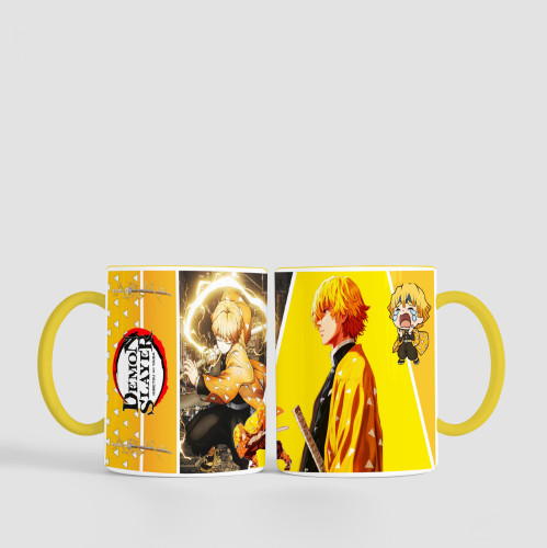 Caneca Demon Slayer | Zenitsu | 325ml-Demon Slayer-