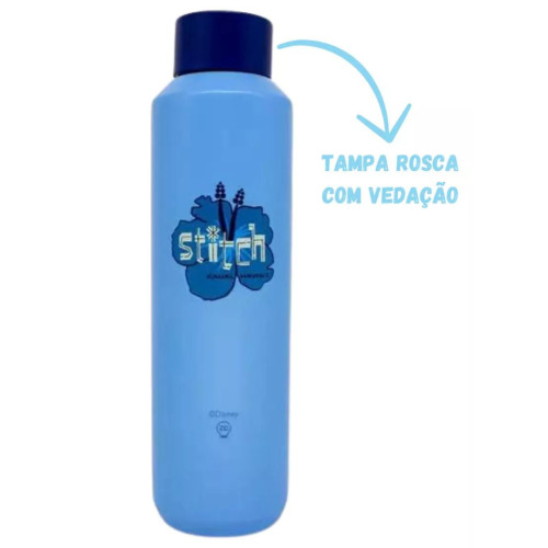 Caneca E Copo Garrafa Acqua Stitch Zona Criativa - Disney Lilo E Stitch - #