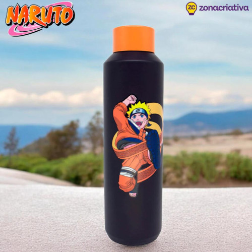 Caneca E Copo Garrafa Acqua Naruto Zona Criativa - Naruto Shippuden - #