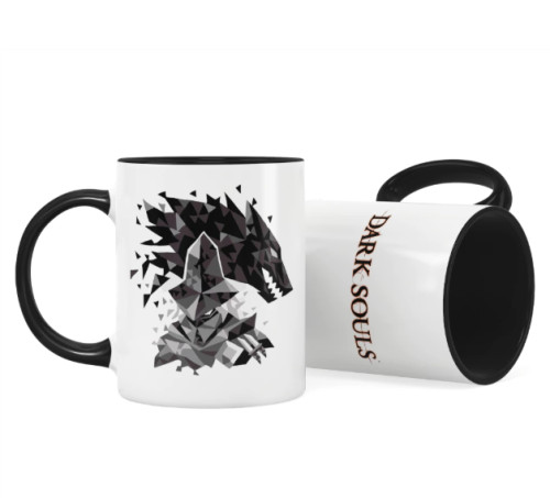Caneca Gamer Dark Souls - Cavaleiro e Lobo-Canecas-