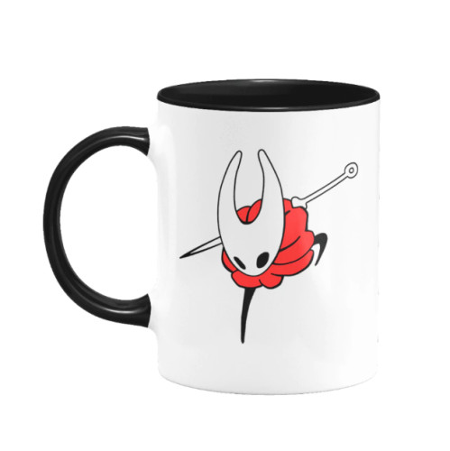 Caneca Gamer Hornet Hollow Knight Preta - Canecas - #