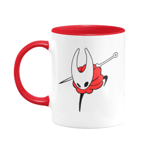 Caneca Gamer Hornet Hollow Knight Vermelha - Canecas - #