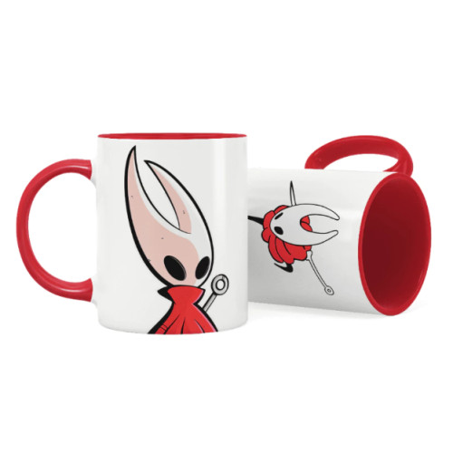 Caneca Gamer Hornet Hollow Knight Vermelha-Canecas-