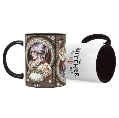 Caneca Gamer The Witcher 3 Wild Hunt - Ciri Tarot-Canecas-