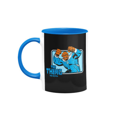 Caneca Geek Quarteto Fantástico - Ben Grimm (Coisa) Azul - Canecas - #
