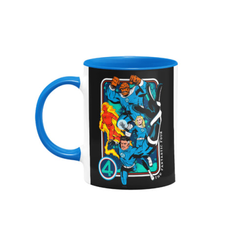 Caneca Geek Quarteto Fantástico Azul - Canecas - #