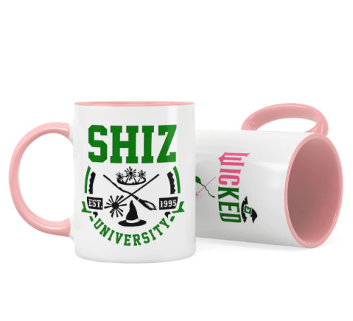 Caneca Geek Shiz University Wicked Rosa-Canecas-