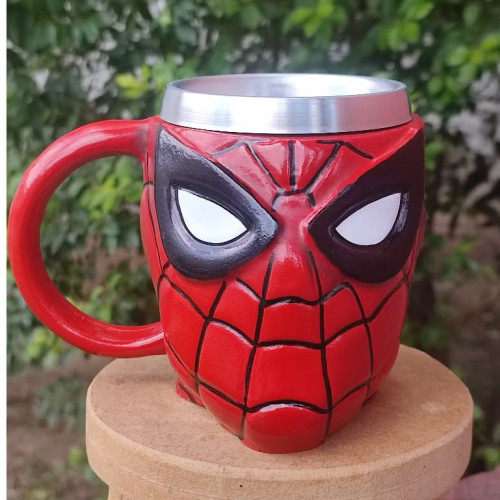 Caneca Homem Aranha 3D Spider Man Marvel Vingadores Homem Aranha # - Produto Original