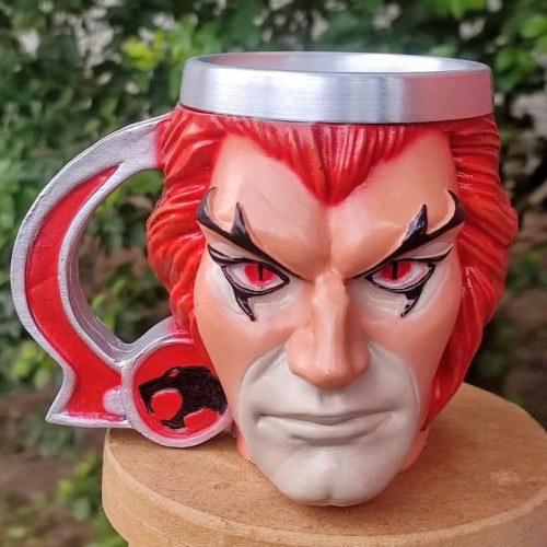 Caneca Lion Thundercats 3d Desenho Anos 90 Thundercats # - Produto Original