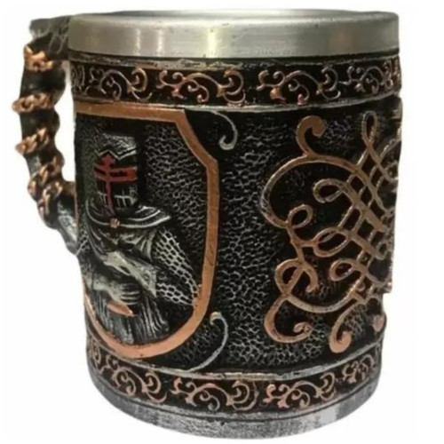 Caneca Medieval Templários 3d - Templários - #