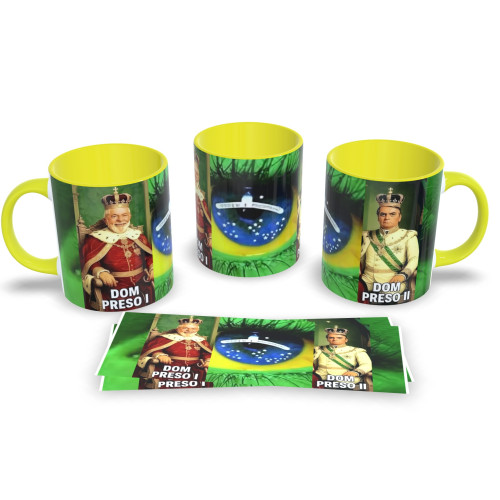 Caneca Meme Político Dom Preso 1 e 2 – Presente Criativo-Politica-