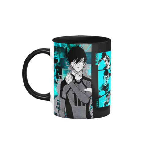 Caneca Otaku Rin Itoshi Blue Lock - Canecas - #