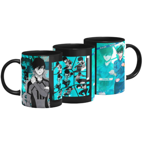 Caneca Otaku Rin Itoshi Blue Lock-Canecas-