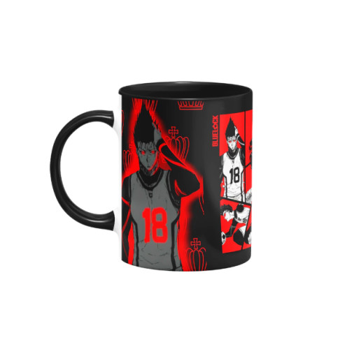 Caneca Otaku Shouei Barou Blue Lock Preta - Canecas - #