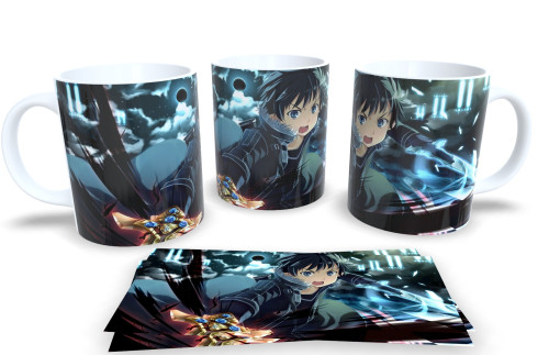 Caneca Otaku em Porcelana – Estampa de Anime Estilosa Animes # - Produto Original