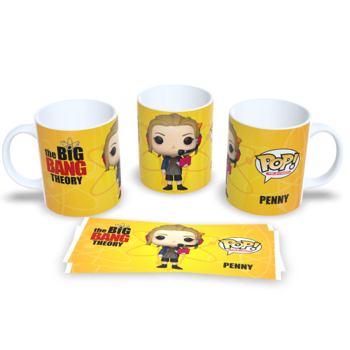 Caneca Penny The Big Bang Theory Personagens Funko Pop Série Geek The Bing Bang Theory # - Produto Original