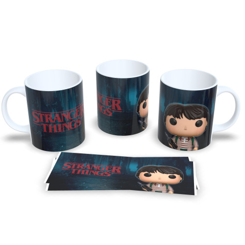 Caneca Personalizada Eleven Stranger Things Estilo Funko Pop Stranger Things # - Produto Original