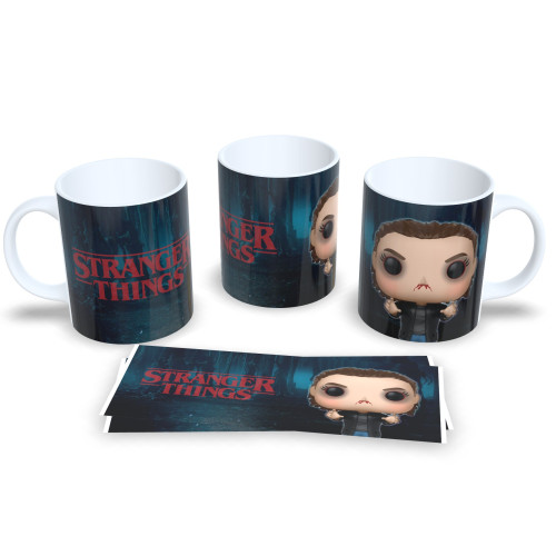 Caneca Personalizada Eleven Stranger Things Estilo Funko Pop Stranger Things # - Produto Original