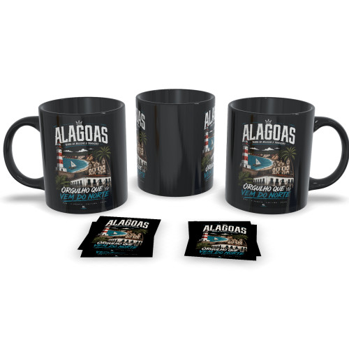 Caneca Personalizada Estados do Brasil Alagoas Bandeiras # - Produto Original