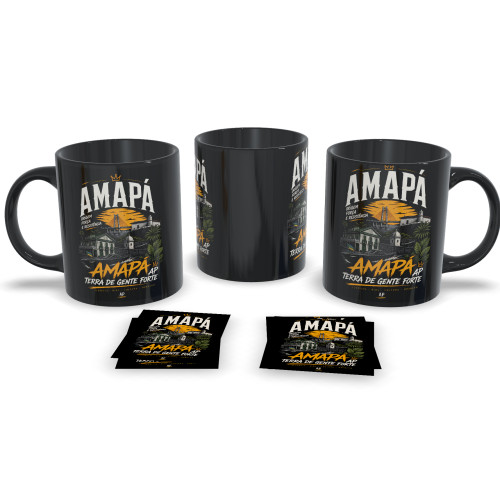 Caneca Personalizada Estados do Brasil Amapá Bandeiras # - Produto Original