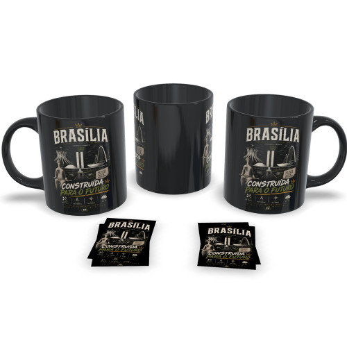 Caneca Personalizada Estados do Brasil Brasilia Bandeiras # - Produto Original