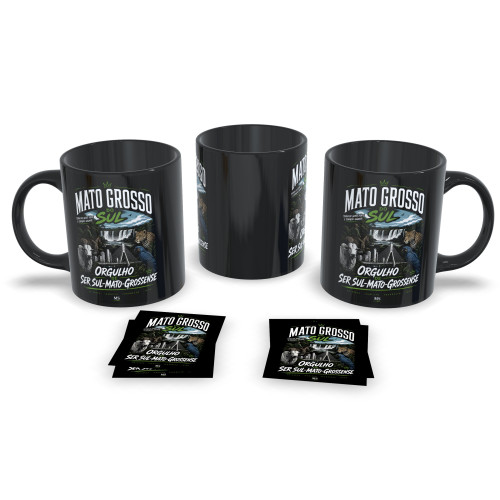Caneca Personalizada Estados do Brasil Mato Grosso do Sul Bandeiras # - Produto Original