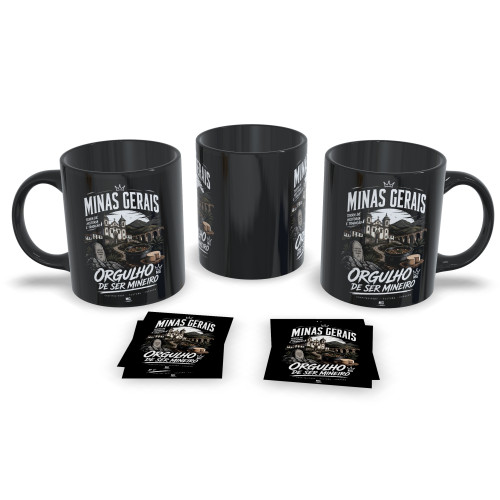 Caneca Personalizada Estados do Brasil Minas Gerais Bandeiras # - Produto Original