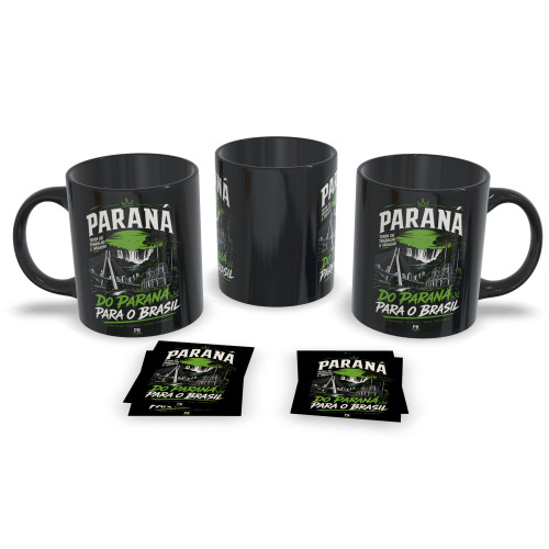 Caneca Personalizada Estados do Brasil Parana Bandeiras # - Produto Original