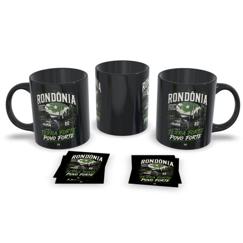 Caneca Personalizada Estados do Brasil Rondônia Bandeiras # - Produto Original
