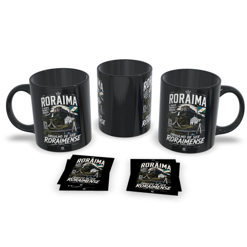 Caneca Personalizada Estados do Brasil Roraima Bandeiras # - Produto Original