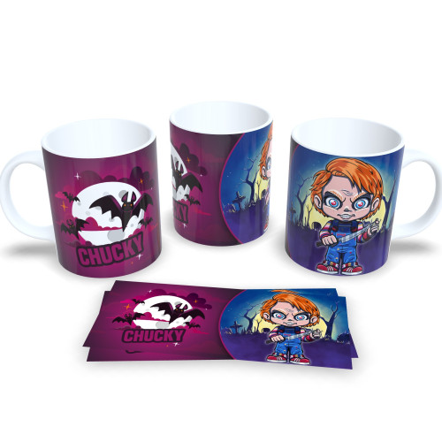 Caneca Personalizada Terror Filmes de Horror "Chucky"-Filme Terror-