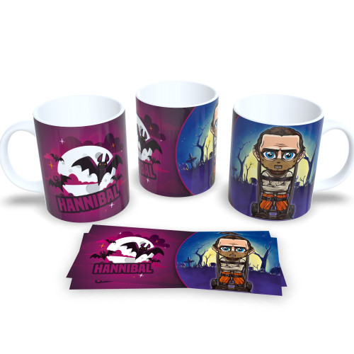 Caneca Personalizada Terror Filmes de Horror "Hannibal"-Filme Terror-