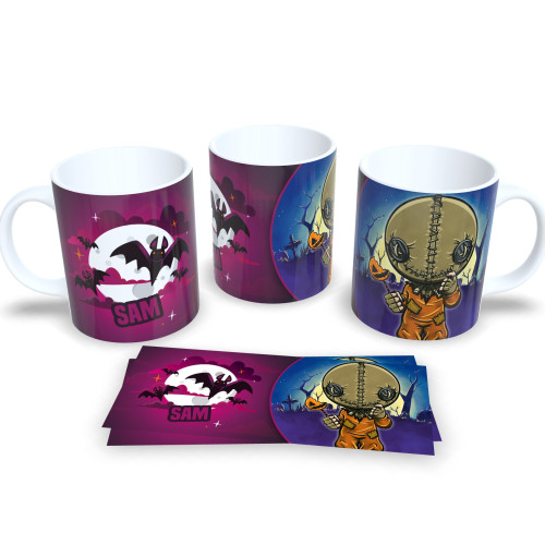 Caneca Personalizada Terror Filmes de Horror "Sam" Filme Terror # - Produto Original