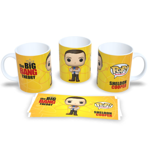 Caneca Sheldon Cooper Funko The Big Bang Theory Bazinga Geek The Bing Bang Theory # - Produto Original