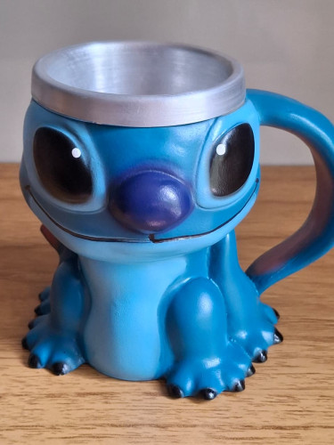 Caneca Stitch 3D Lilo & Stitch Disney Lilo E Stitch # - Produto Original