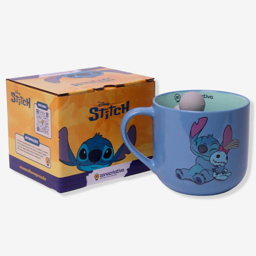 Caneca Stitch com Infusor de chá Disney - Lilo E Stitch - #