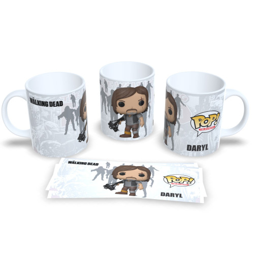 Caneca The Walking Dead Daryl Dixon Funko Pop Exclusiva Presente The Walking Dead # - Produto Original