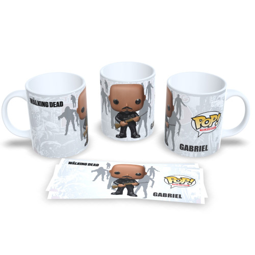 Caneca The Walking Dead Gabriel Funko Pop Exclusiva Presente The Walking Dead # - Produto Original