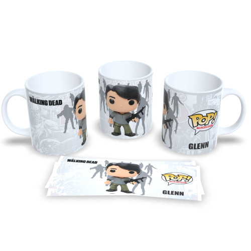 Caneca The Walking Dead Glenn Funko Pop Exclusiva Presente The Walking Dead # - Produto Original