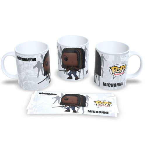 Caneca The Walking Dead Michonne Funko Pop Exclusiva Presente The Walking Dead # - Produto Original
