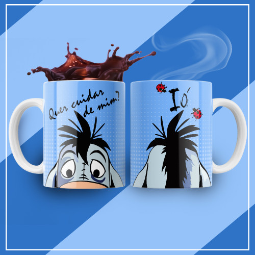 Caneca Turma Do Mickey Personalizada Material Porcelana Premium "Ló" Desenho # - Produto Original