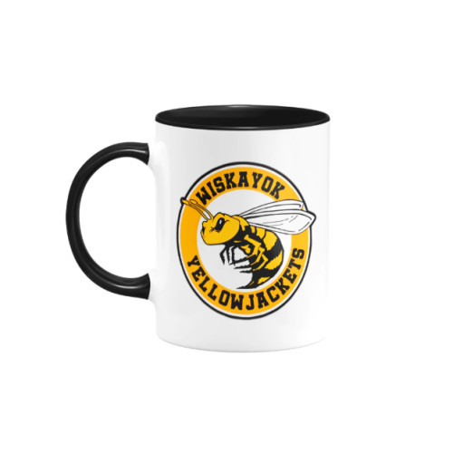 Caneca Wiskayok Yellowjackets Preta - Canecas - #